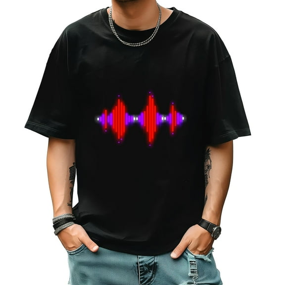 Graphic Tees for Men Summer New Print Casual Tee Fashion Trend Sports Shirt Select