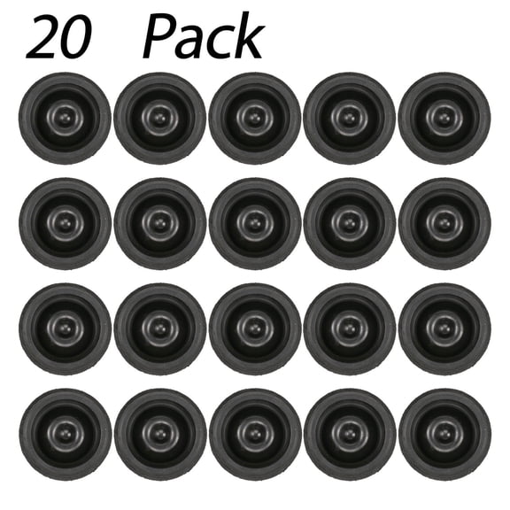 AUTOXBERT Qty (20) 1.98'' Trailer Hub Cap Rubber Plugs Axle Bearing Dust Cap Hub Bolt Wheel Cover