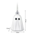 thumbnail image 5 of sunsanly 1/2/4Pcs Halloween Hanging Ghost Ornaments Plastic Mini Ghost Figurine Halloween Home Party Decoration for Small Tree, 5 of 7