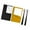 Black and Yellow, variant on Jewellery Cleaner Kit Multifunctional Keeps Shining Lightweight Professional with 2 Brush Double Sided Use for Rings Bracelet Black and Yellow