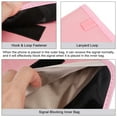 thumbnail image 5 of Faraday Bag, RFID Signal Blocking Pouch Wallet 7.87 Inch Anti-Tracking Anti-Spying, Pink, 5 of 5