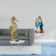 thumbnail image 2 of Estatua de resina,Estatua de resina para decoración del hogar,manualidades,oro,Escultura de oro,figura de resina,regalos decorativos.,Letrero de mesa,Decoración de escritorio acrílica, 2 of 8
