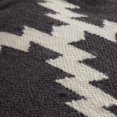 thumbnail image 4 of Puf Decorativo Benzara Poby Blanco/Gris Zig Zag en Lana 48x48x48 cm, 4 of 5