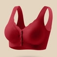 thumbnail image 6 of Womens Sports Bras Plus Size Thin Front Open Breast Reducing Bra Wireless Bras, 6 of 9
