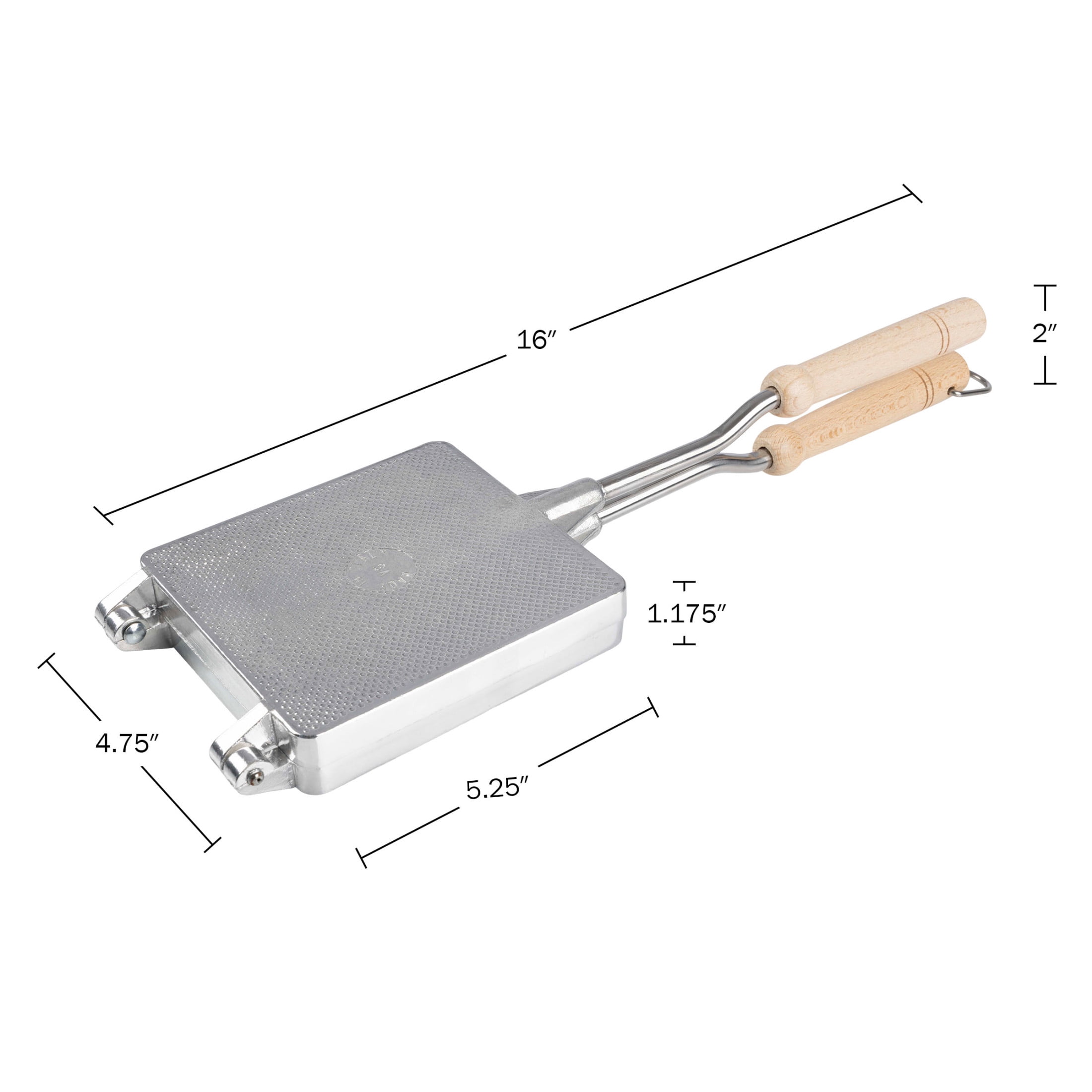 Aluminum Stove Top - Sandwich Press/Toaster