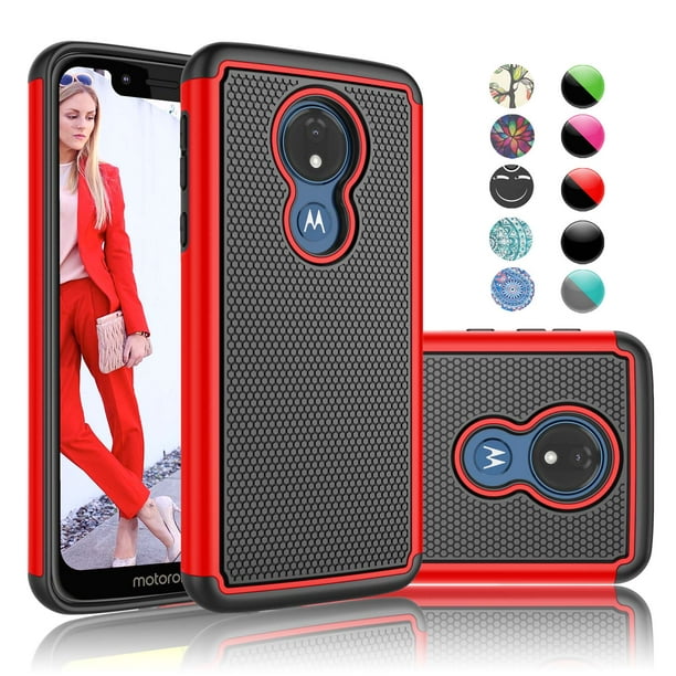 Moto G7 Play Case, Cute Cases for Motorola G7 Play, Njjex Rugged Rubber
