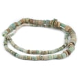 thumbnail image 3 of The Bead Chest Ancient Amazonite African Stone Beads #8626 15mm Mali Green Cylinder Gemstone Large Hole 36 Inch Strand Handmade, 3 of 3