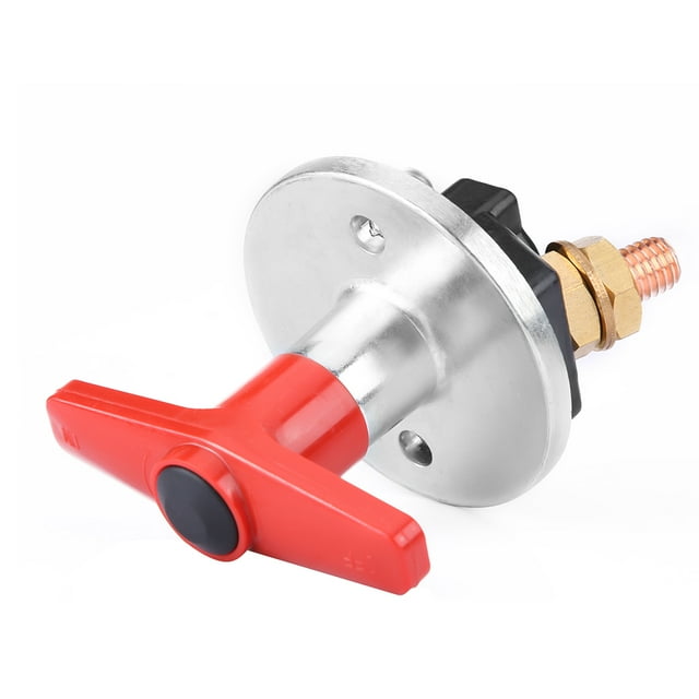 Interruptor de desconexión de batería, interruptor de corte de energía fijo universal para automóvil de 12 V-60 V, interruptor de desconexión de batería para automóvil, diseño de última generación
