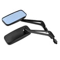 thumbnail image 5 of Espejos rectangulares para motocicleta, color negro, espejo retrovisor universal de 8MM y 10MM, CNC de aluminio, Compatible con, 5 of 5
