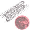 thumbnail image 2 of 3 Meters Length Ball Chain 3.5MM Diameter with 10 Matching Connectors (Silver), 2 of 5