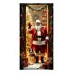 thumbnail image 1 of Cubierta navideña para puertas Cubierta elástica para puertas de entrada de 36 x 80 pulgadas Decoraciones para puertas para fiestas navideñas Decoración para el hogar, 1 of 5