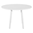 thumbnail image 4 of Prado 42" Round Conference Table with White laminate Top and White Metal Legs, 4 of 6