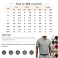 thumbnail image 3 of Hearthz S-5XL Polo Shirts for Men Waffle Textured Men's Shirts Short Sleeve Big and Tall Solid Color Mens Golf Polo Shirts with Chest Pocket Green 4XL, 3 of 7