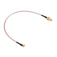 thumbnail image 1 of Cable De Antena, RG316 25 Cm SMA Hurbra A MMCX Macho Cable De Extensión Coaxial RF En ángulo Recto Cable Cable Coaxial De Delgado De Extensión Coaxial Con Obducción De 50, 1 of 8
