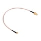 thumbnail image 1 of Cable coaxial de mamparo RG316 de 25 cm SMA hembra a MMCX macho cable coaxial pigtail para transmisión de señales digitales comunicación por radio fija o móvil, 1 of 8