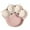 Pink, variant on Multifunctional Silicone Bowl Set for Children and Suction Cat Themed Plates and Cat Dog Bowl for Mealtime Convenience and Safe Kitchen Accessories, 14.5 cmx14.5 cm, Light Pink