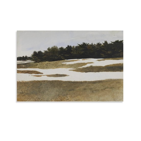 Andrew Wyeth Unknown (6) Canvas Printing Famous Paintings, Wall Art Posters, Decorative Hanging Pictures Wall Art Poster Scroll Canvas Painting Picture Living Room Decor Home 12x18inch(30x45cm)