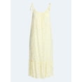 thumbnail image 4 of Joyspun Women's Woven Midi Sleep Gown with Shoulder Tie, Sizes XS to 3X, 4 of 4