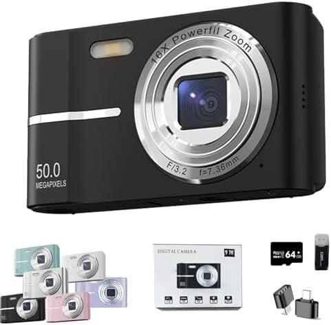 Polaroid IE826-BLACK 18.0 Megapixel Digital Camera - 8x Optical/4x