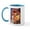 White/Blue Inside, variant on CafePress - Angel / Bedlington T Mug - 11 oz Ceramic Mug - Novelty Coffee Tea Cup