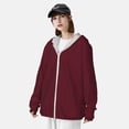 thumbnail image 3 of Lsque Maroon Pattern UPF 50+ Lightweight Sun Protection Men's Women's Long Sleeve Shirt, Hoodie Performance -3X-Large, 3 of 7