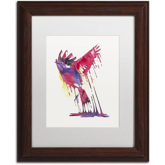 Trademark Fine Art 'The Great Emerge' Canvas Art by Robert Farkas, White Matte, Wood Frame