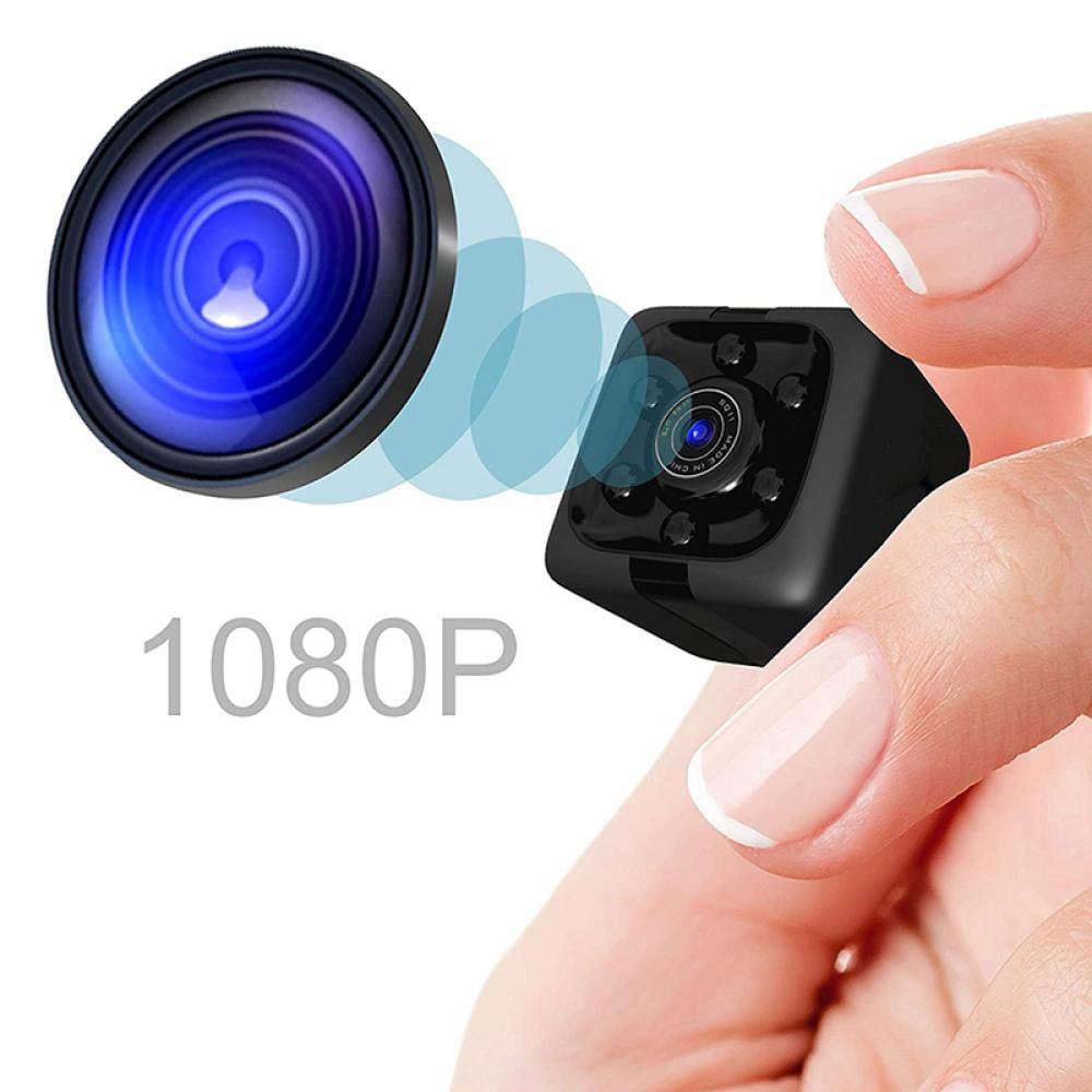openbaar op tijd Nominaal Mini Camera Portable Small 1080P Wireless Cam with Night Vision and Motion  Detection for Home Security Sports Camera - Walmart.com
