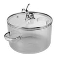 thumbnail image 4 of Adorable Rabbit-themed Glass Stock Pot With Lid Multi-use Stockpot For Soups Stews Noodles Glass Saucepan Stylish Clear Cookware, 4 of 8