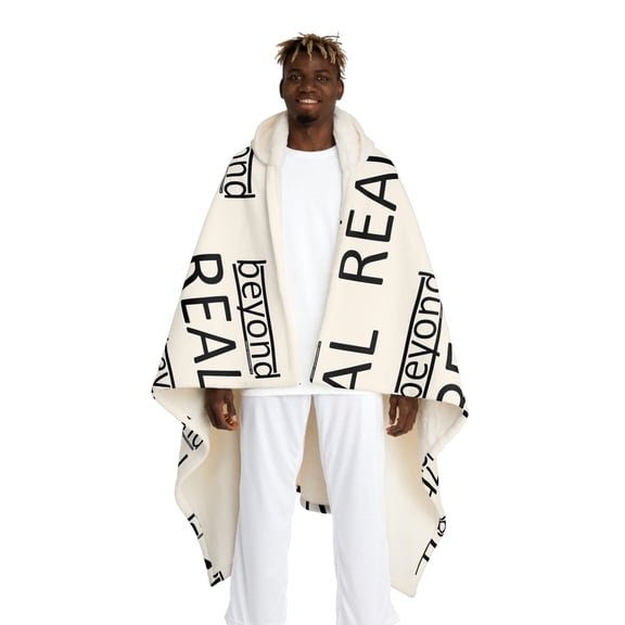 Hooded Sherpa Fleece Blanket - Beyond Real