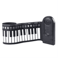 thumbnail image 4 of 49-Key Hand-Rolled Piano with Speaker Portable Folding Children'S Piano Beginner Piano Teaching Instrument Silver, 4 of 6