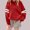 Red, variant on Girls Fashion Hoodie, Cute Long Sleeve Oversized Hooded Sweatshirt for School and Casual Pullover Tops New Girls Comfy Long Sleeve Shirts Khaki 9-10 Years