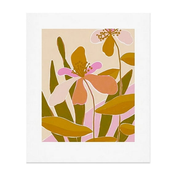 Society6 Alisa Galitsyna Colorful Iris Flowers 8" x 10" Art Print & Hanger