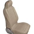 thumbnail image 7 of Motor Trend HighBack Faux Leather Car Seat Covers for Front Seats, Beige - Universal Fit for Car Truck Van SUV, 7 of 7