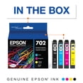 thumbnail image 2 of Cartucho de tinta EPSON 702 DuraBrite Ultra Black & Color T702120-BCS, 2 of 6