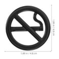 thumbnail image 2 of No Smoking Metal Sticker Reminder Sticker Do Not Smoke Sign Warning Decal, 2 of 8