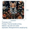 thumbnail image 5 of Fox Printed Gaming Mousepad Desk Mat, Non-Slip Rubber Bottom Mouse Mat 8.3x9.8 Inch - Suitable for Office and Gaming, 5 of 6