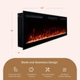 thumbnail image 5 of Modern Ember 50" Vibrance Linear Electric Fireplace Crystal Ember Bed- Works with Wi-Fi App, 5 of 10