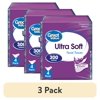 (3 pack) Great Value Ultra Soft Facial Tissues, 4 Cube Cartons, 75 Tissues per Cube, 3-Ply