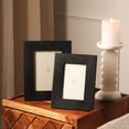 thumbnail image 2 of Expobazaar Black Wooden Photo Frame - Large Size (5x7) - Modern Onyx Inspired Finish, 2 of 6