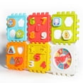 Techinal Interactive Montessori Cube Busy Blocks Stimulation Plastic