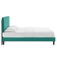 thumbnail image 5 of Modway Phillipa Performance Velvet King Platform Bed in Teal, 5 of 9