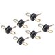 thumbnail image 2 of Electric Fence Insulator Black and Yellow Fence Insulator Screw Self Tapping Rainproof for Pasture ANGGREK Otros, 2 of 8
