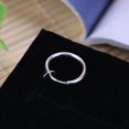 thumbnail image 3 of Lutabuo Women Invisible Nose Ring Hook Dangle Hoop Earring Ear Studs Jewelry(Silver, 3 of 6