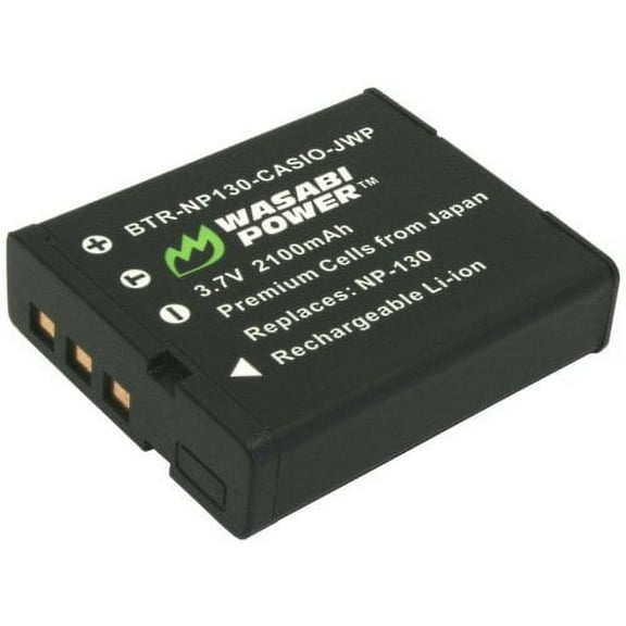Wasabi Power Battery for Casio NP-130, NP-130A