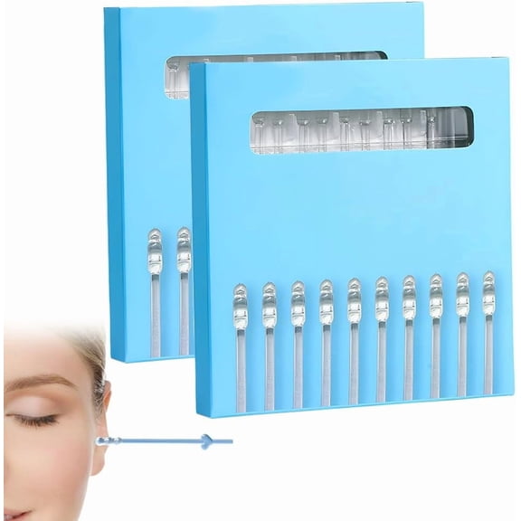 Sticky Cleaning Ear Stick, Gentle Reusable Soft Spiral Head Adhesive Ear Pick for Safe Ear Cleaning, Sticky Swabs for Kids & Adults (48)