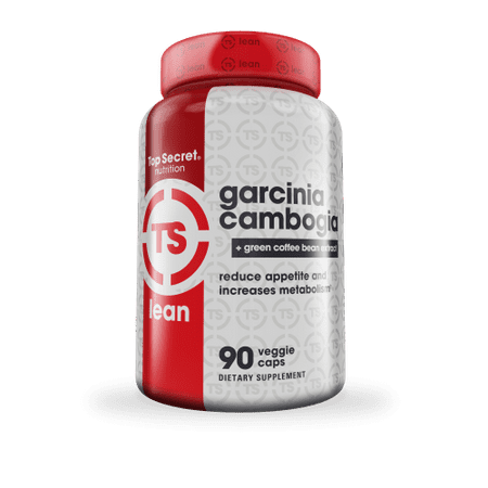 Top Secret Nutrition Garcinia Cambogia & Green Coffee Extract Weight Loss Veggie Caps, 90 Ct