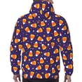 thumbnail image 7 of Wukai Candy Corn (2) Print Men Hoodies Fleece Sweatshirts Long Sleeve Sweaters Pullover Fall Outfits Winter Clothes-4X-Large, 7 of 7