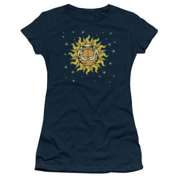 Garfield Celestial S/S Junior Women's T-Shirt Sheer Navy