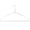 10, variant on PETGLE Silver Metal Wire Clothes Hangers 16inch 13 Gauge Clothes Garment Coat Hanger (10 Pack)