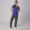 thumbnail image 5 of Hanes EcoSmart Women's Fleece Sweatpants with Open Bottom Legs, 30.5" Slate Heather S, 5 of 5